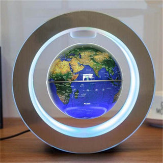 Buy blue-us Round LED World Map Floating Globe Magnetic Levitation Light Anti Gravity Magic