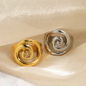 European And American Stainless Steel Thread Spinning Ring Does Not Fade Simple Hand Jewelry