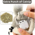 Pet Toys, Cat Catnip Toys Flapping Squirrel, Rechargeable Touch Activated Kitten Toys, Lifelike Interactive Cats Toy Indoor, Cat Kicker Plush Toys For All Breeds Universal interactive Toy Cat Toys