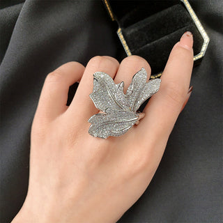 Buy kyra02033 Simple Design Feather Ring Female Opening