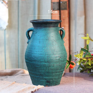 Buy l038-green Ceramic Old Vases In The Living Room With Dried Flowers