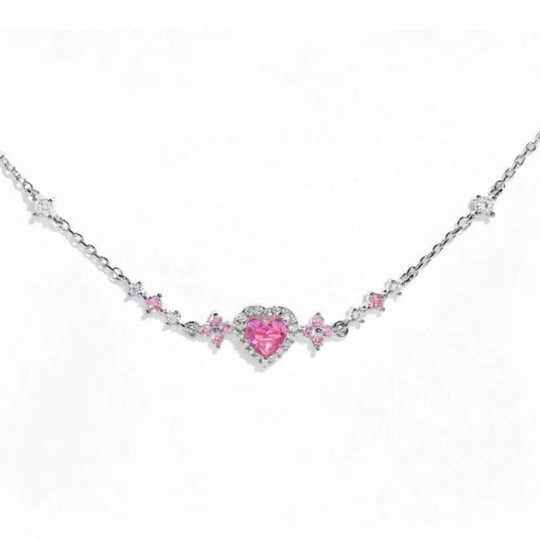 Simple Personality Special-interest Design Heart-shaped Zircon Fashion Bracelet Women