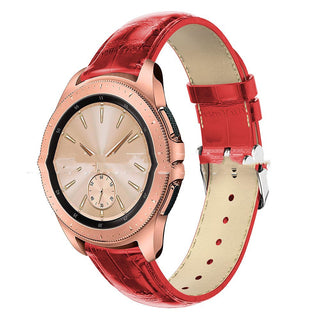 Buy red Pattern Watch Strap Flat Mouth