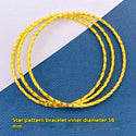 Alluvial Gold Bracelet Women's Non-fading Fine Circle