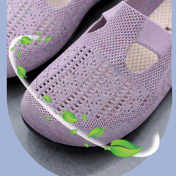 Women Breathable Mesh Flats Shoes