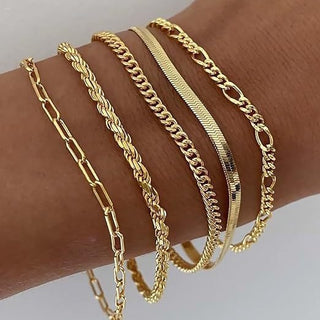 Women's Fashion Minimalist Style Bracelet Set