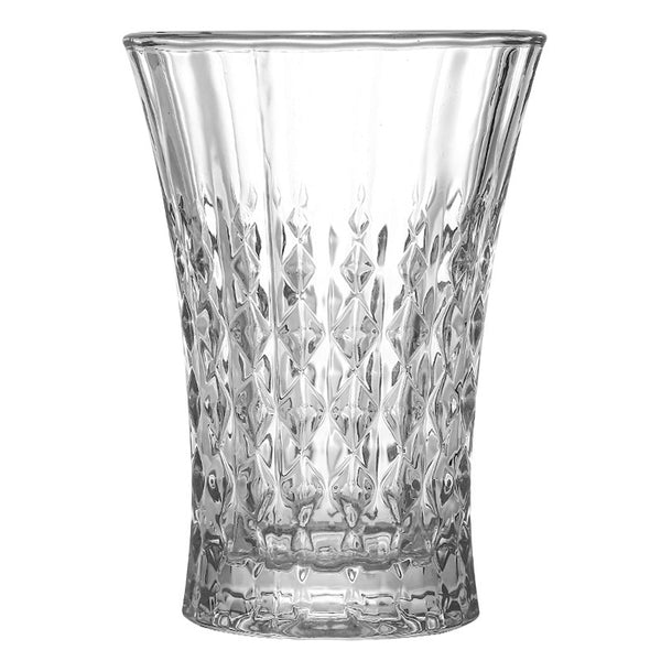 Diamond Wide Mouth Cocktail Glass Carved Juice Cup Cold Drink