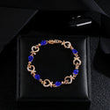 Hollow Love Bracelet With Rhinestones Fashion Temperament Heart-shaped Bracelet For Valentine's Day Gift Jewelry