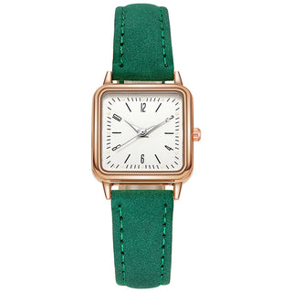 Buy green Women&#39;s Quartz Watch Luminous Small Square Digital