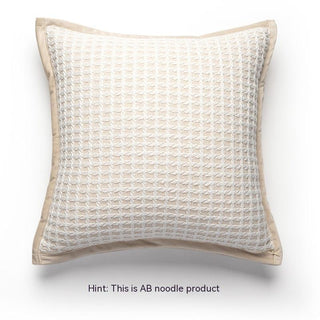 Buy classic-style-white-45x45cm Cream Color Sofa Cushion Nordic Houndstooth Pillow Cover