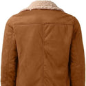 Men's Fur Integrated Fleece-lined Padded Jacket