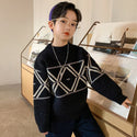 Boys Hedging Winter New Style Foreign Mink Fleece Sweater