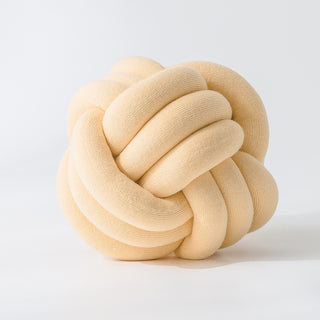 Buy yellow Knotted pillow