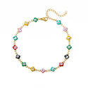 Devil's Eye Anklet Personality Combination Color Eyes Irregular Pearl