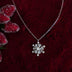 Ice Crystal Snowflake Necklace