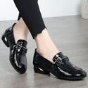 Soft Leather Slip-on Two-way Shoes