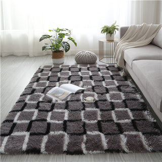 Buy style Bedside Carpet Floor Mats Door Mat Tie-dye Carpet