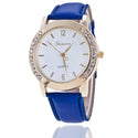 Geneva Diamond Quartz Watch Women