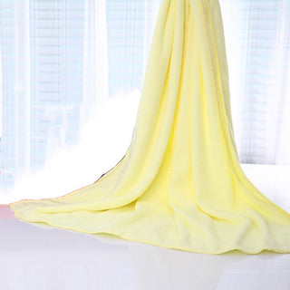 Buy yellow Nano Superfine Fiber Absorbent Towel Bath Towel