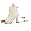 Women's Pointed-toe Retro Mid-calf