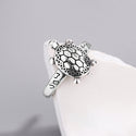 Retro Old Turtle Ring Artistic Personality Versatile Opening