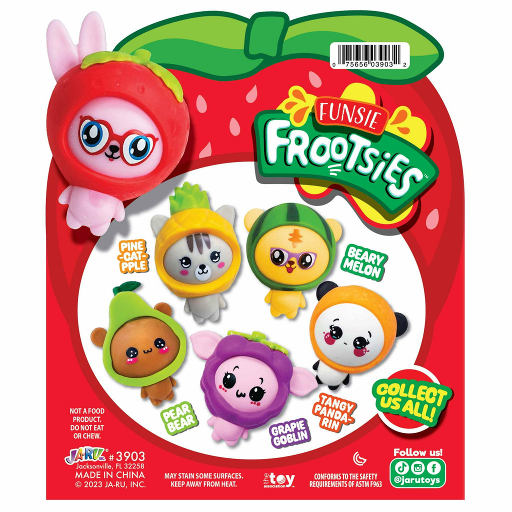 Ja-Ru Funsie Frootsies Juicy Squeezy-Styles Vary-1 Piece all ages novelty toy
