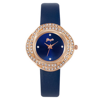 Buy blue Women&#39;s Quartz Watch With Diamond Dial