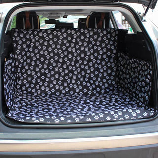 Buy paw-print Dog Car Mats Car Pet Mat SUV Dog Cushion Car Mats For Dog Car Anti Dirty Mat Waterproof Trunk