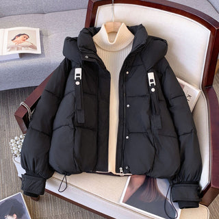 Korean Style Down Cotton Jacket Women's Short