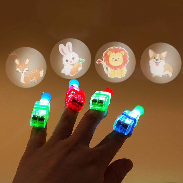 Cartoon Finger Projection Lamp Luminous Toy