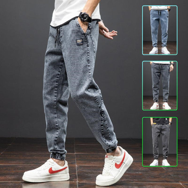 Mens Fashion Casual Loose Stretch Jeans