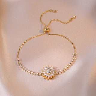 Buy gold-bracelet New Ring Movable Clavicle Chain