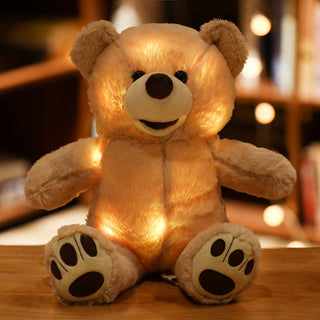 Buy brown-bear Led Light Up Teddy Bear Doll Pillow Light Up Plush Toy