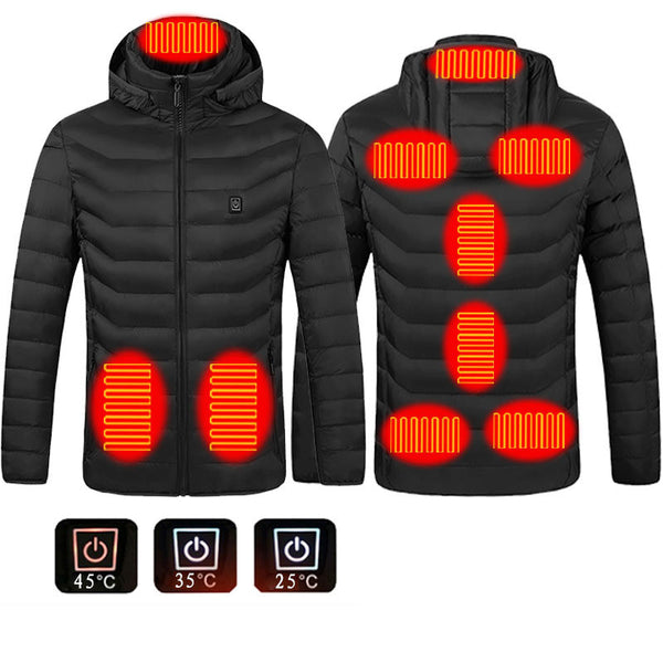 Men's USB Electric Heated Winter Jacket