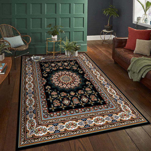 Vintage Persian Bohemian Living Room Rug Floor Mat