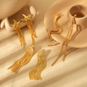 Long Fringe Earrings Advanced Sense Graceful And Fashionable