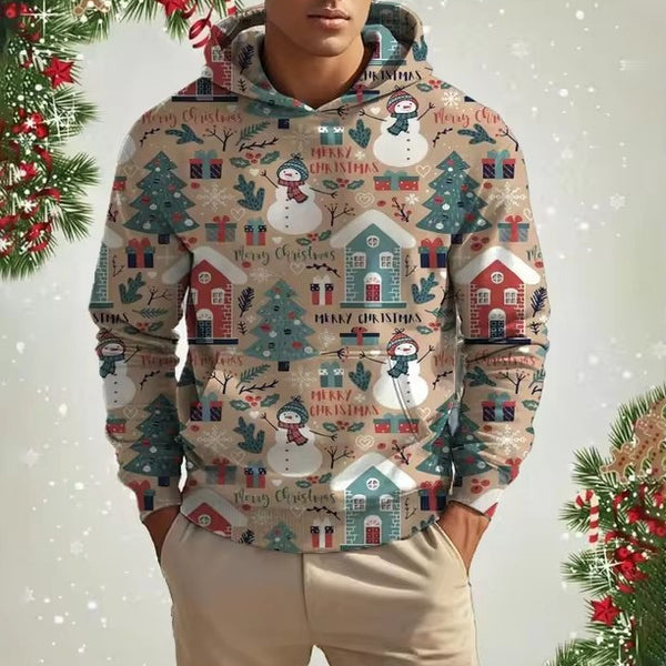 Christmas Men's Hoodie 3d Digital Printing