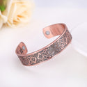 Adventure Outdoor Camping Nature Flower Cartoon Red Copper Plating Open-ended Bracelet