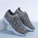 Women's Stripe Knit Sock Shoes