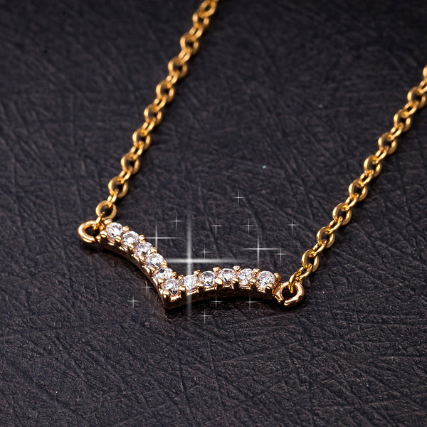 Goose Shaped Pendant High Quality Inlaid Zircon Necklace