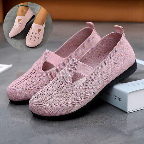 Women Breathable Mesh Flats Shoes