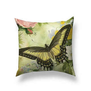 Buy style-a Nordic Abstract Butterfly Headrest Office Sofa Throwing Pillow Cover