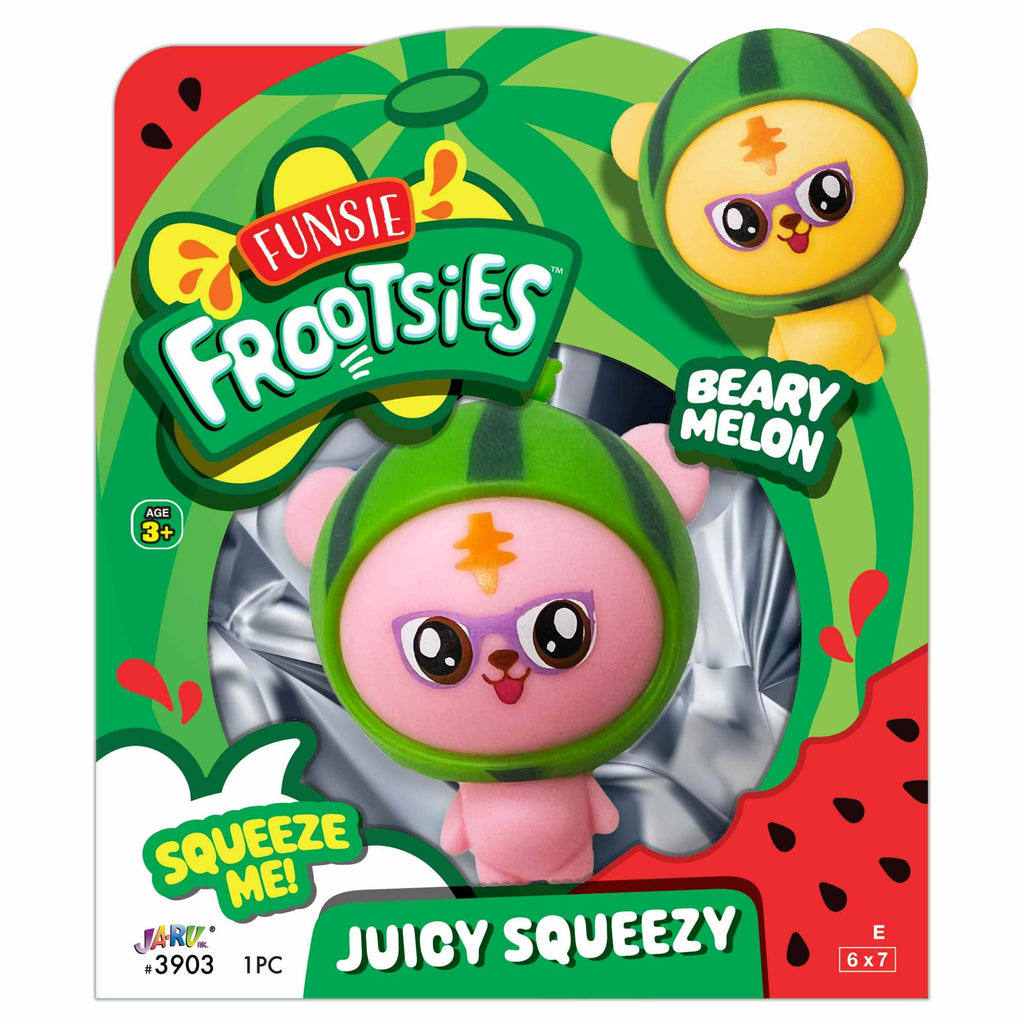 Ja-Ru Funsie Frootsies Juicy Squeezy-Styles Vary-1 Piece all ages novelty toy
