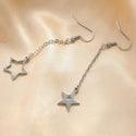 Titanium Steel Star Necklace Jewelry Long