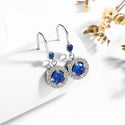 Affordable Luxury Style Stainless Steel Micro Inlaid Zircon Ear Hook Retro Advanced