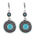 Vintage Ethnic Bohemian Sun Flower Earrings