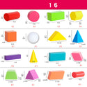 32 Elementary School Mathematics Teaching Aids Solid Geometric Model