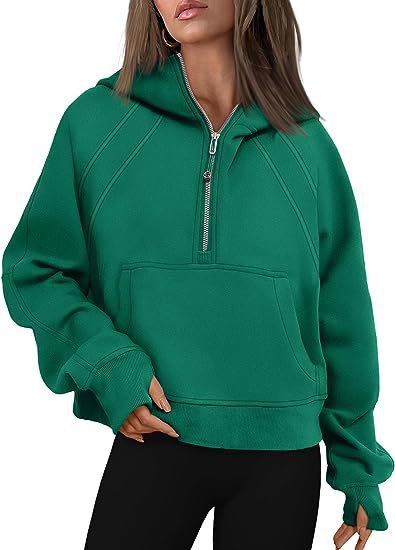 Women's Long Sleeve Pullover Zipper Hoodies