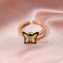 Fashion Sweet Butterfly Love Spinning Ring