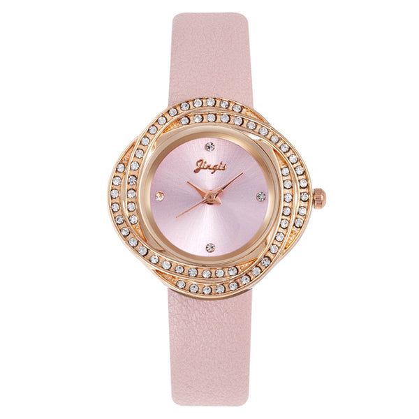 Women's Quartz Watch With Diamond Dial